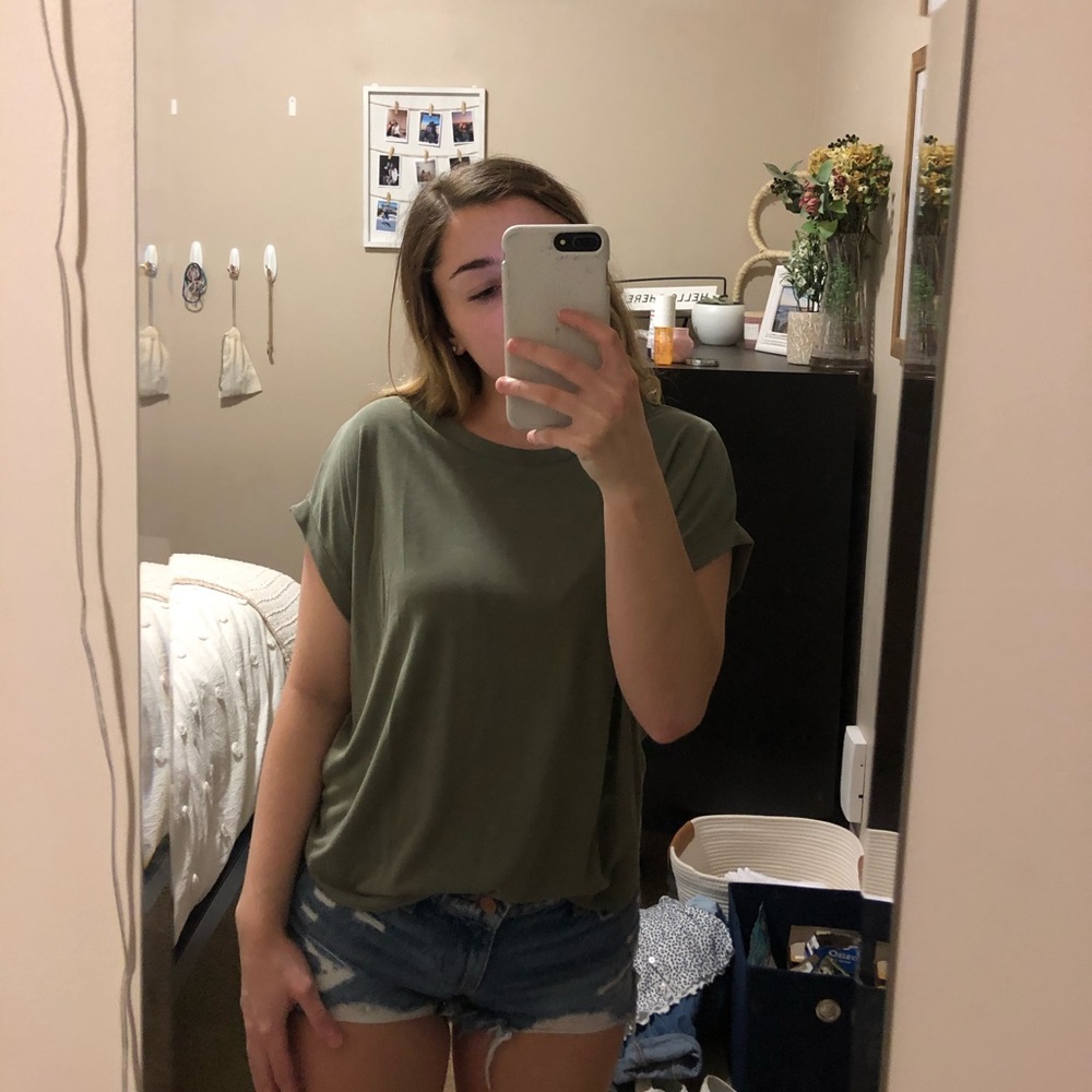 Lucky Brand Green T- Shirt